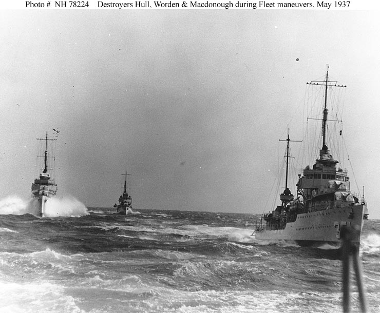 USS Worden (DD 352) late 1930s